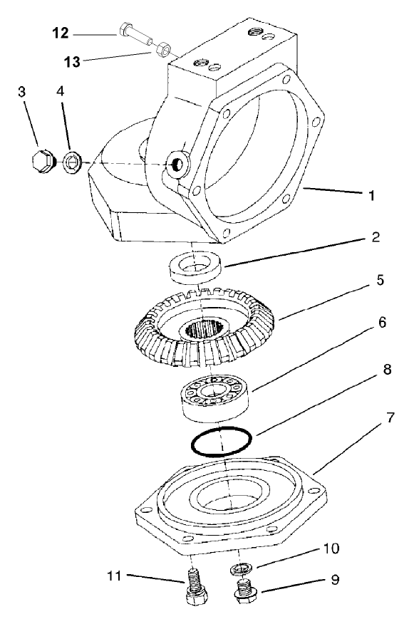 Axle Case Assembly  Rear Axle Assembly No. 98-3925 (Continued)