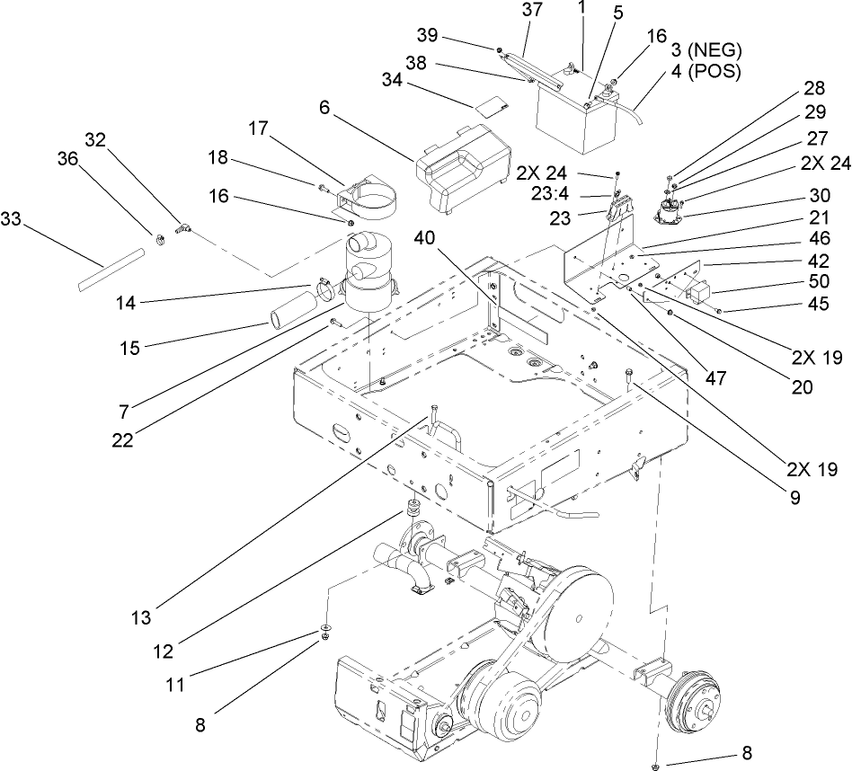 Drivetrain Mount Assembly