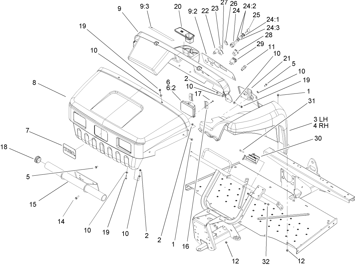 Hood and Fender Assembly