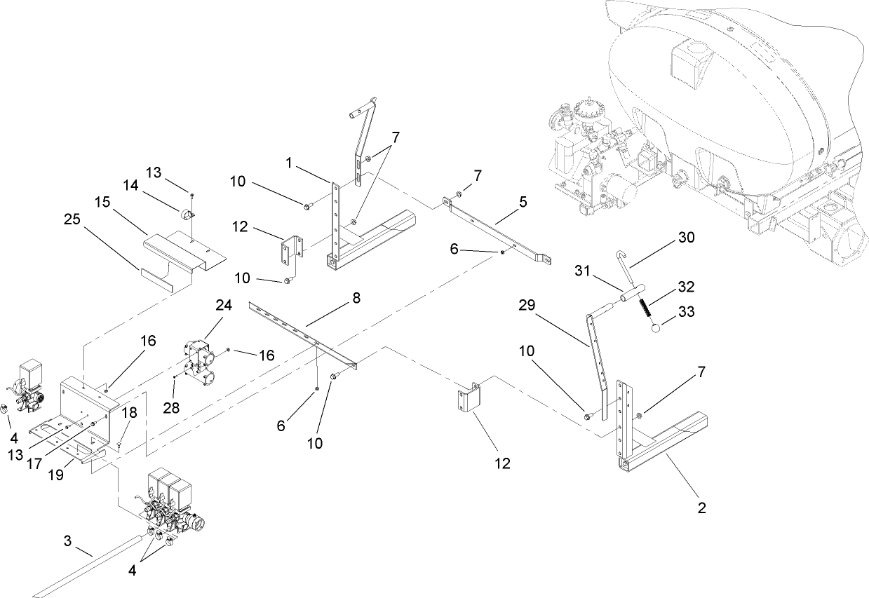 Sprayer Component Assembly