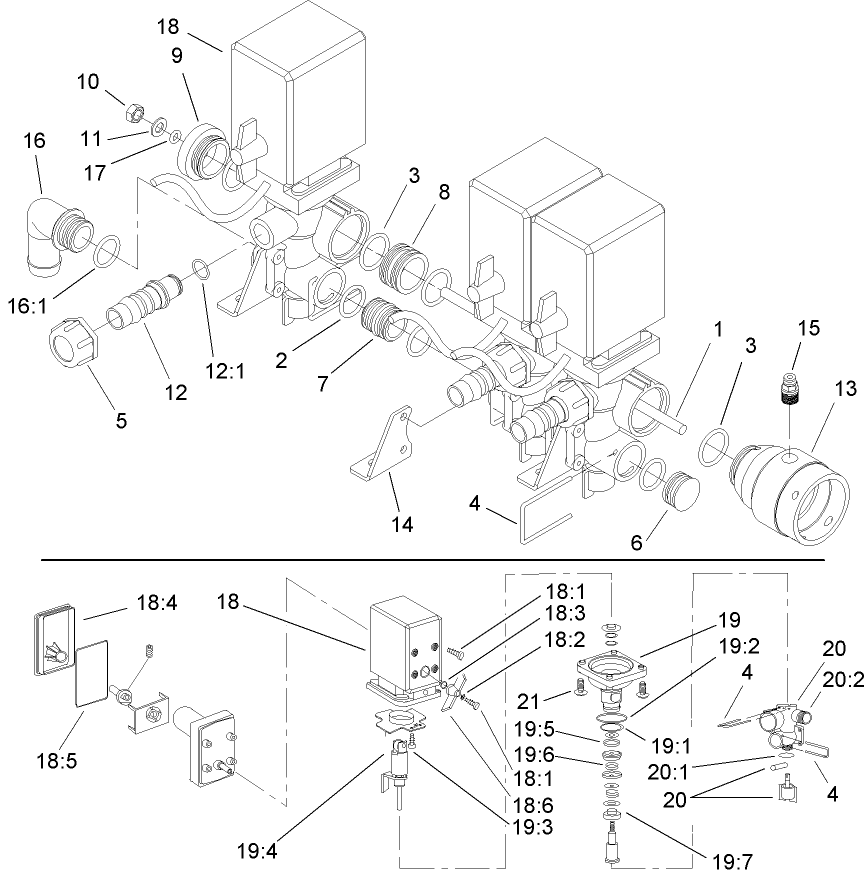 Valve Boom Assembly