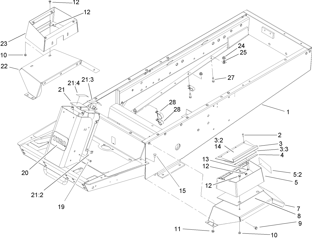 Frame and Fender Assembly