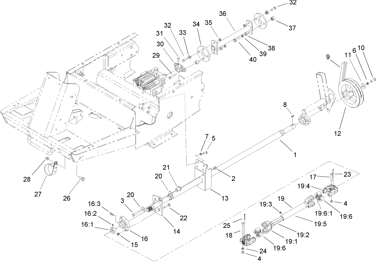 PTO and Shaft Assembly