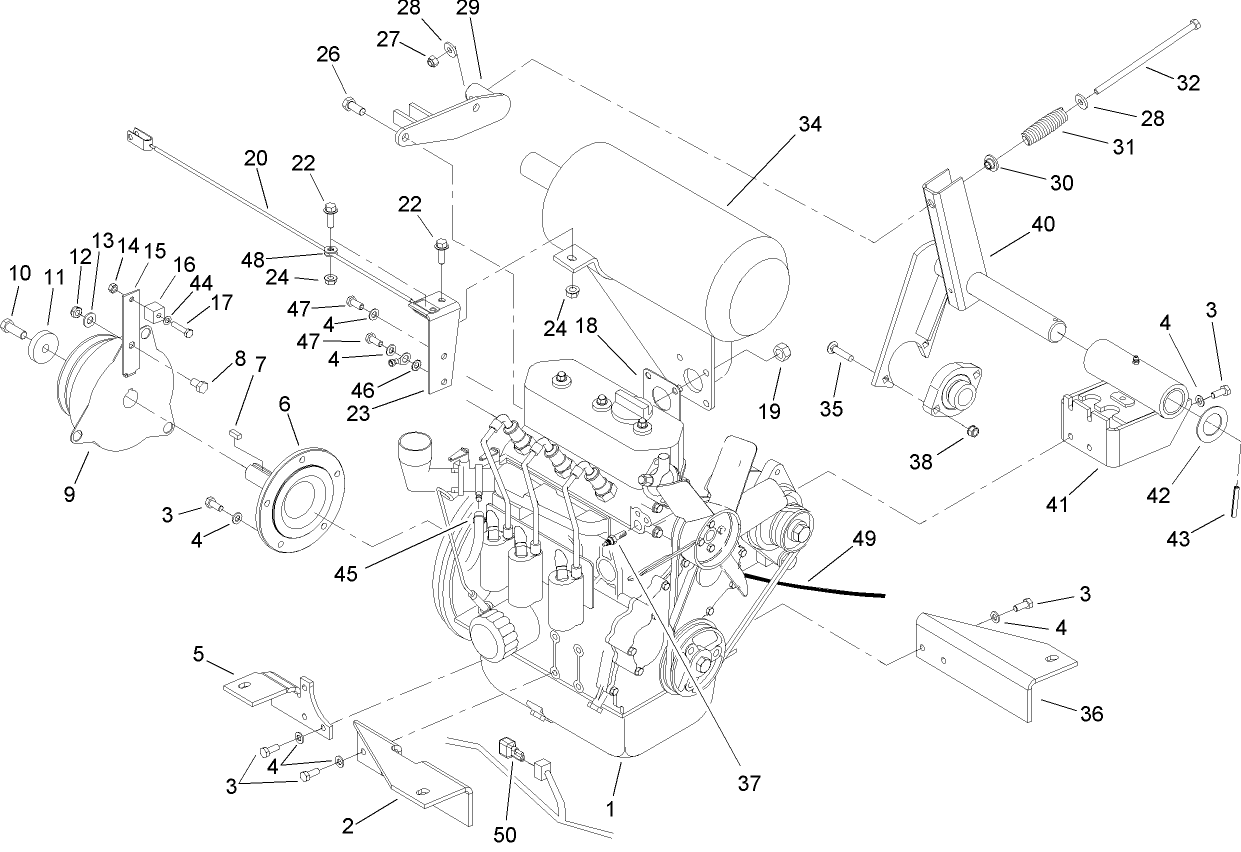 Engine Installation Assembly