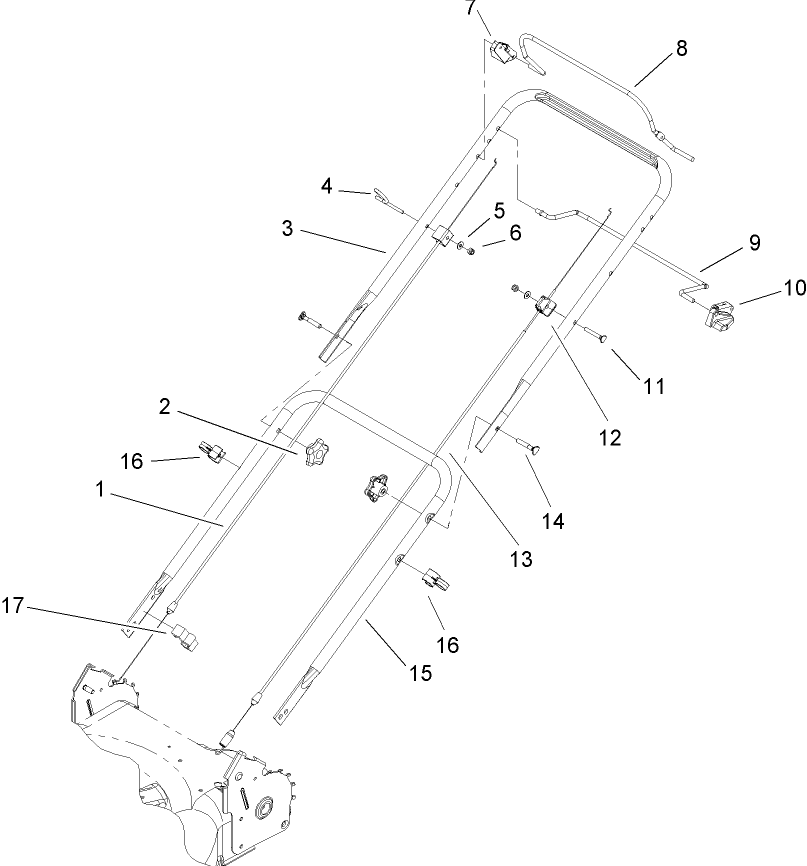 2 Bail HP Handle Assembly