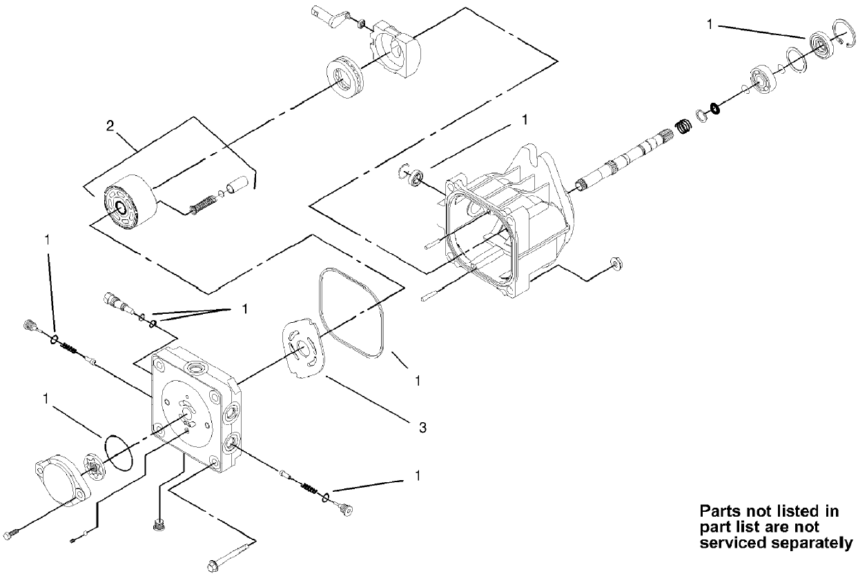 Hydraulic Pump Assembly No. 106-5705 and 106-5706