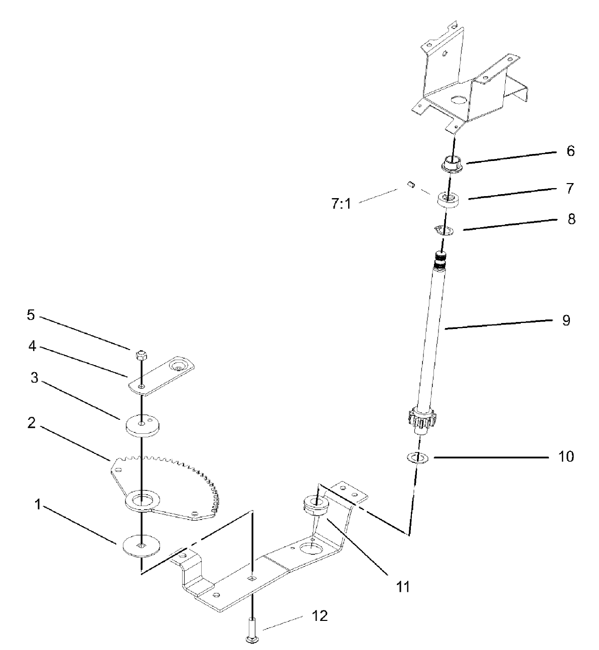 Lower Steering Wheel and Tilt Assembly