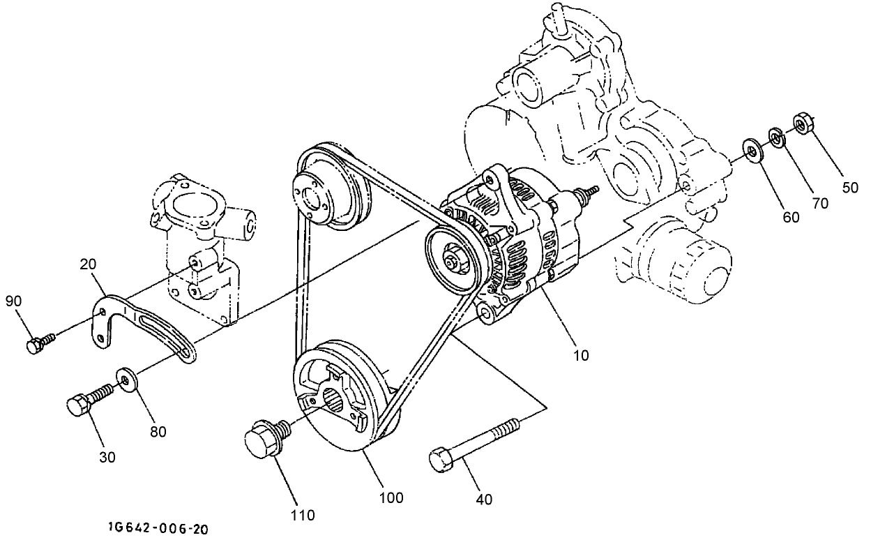 Alternator and Pulley Assembly