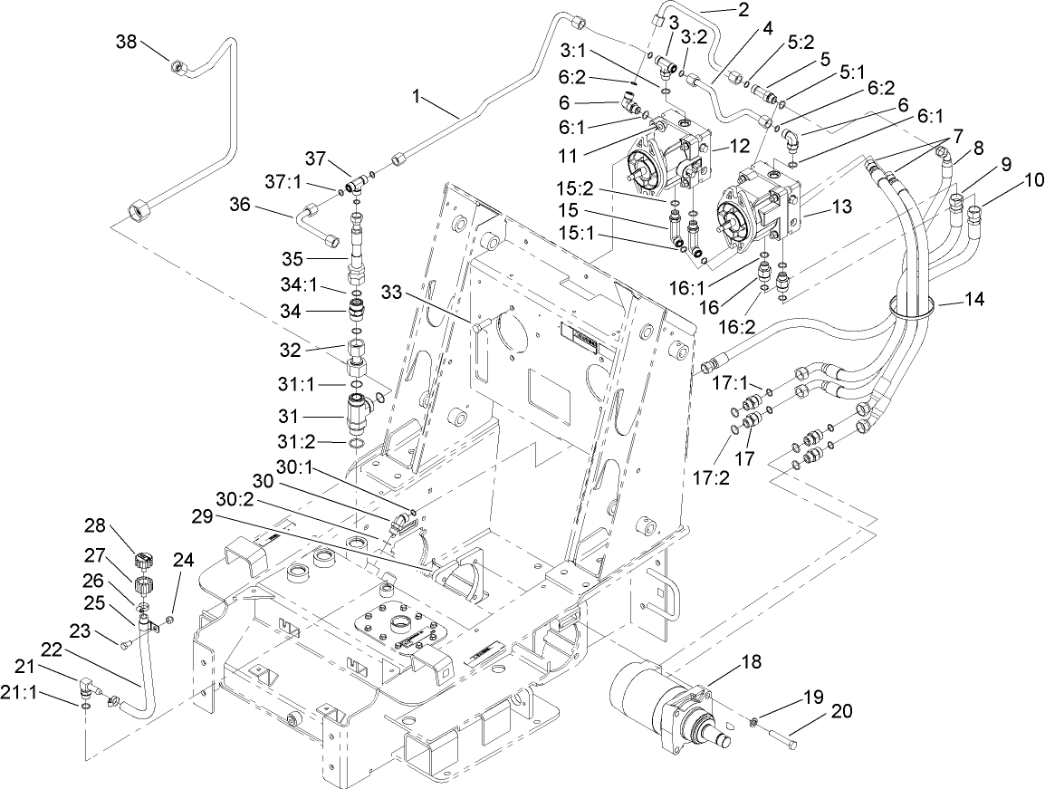 Traction Hydraulics Assembly