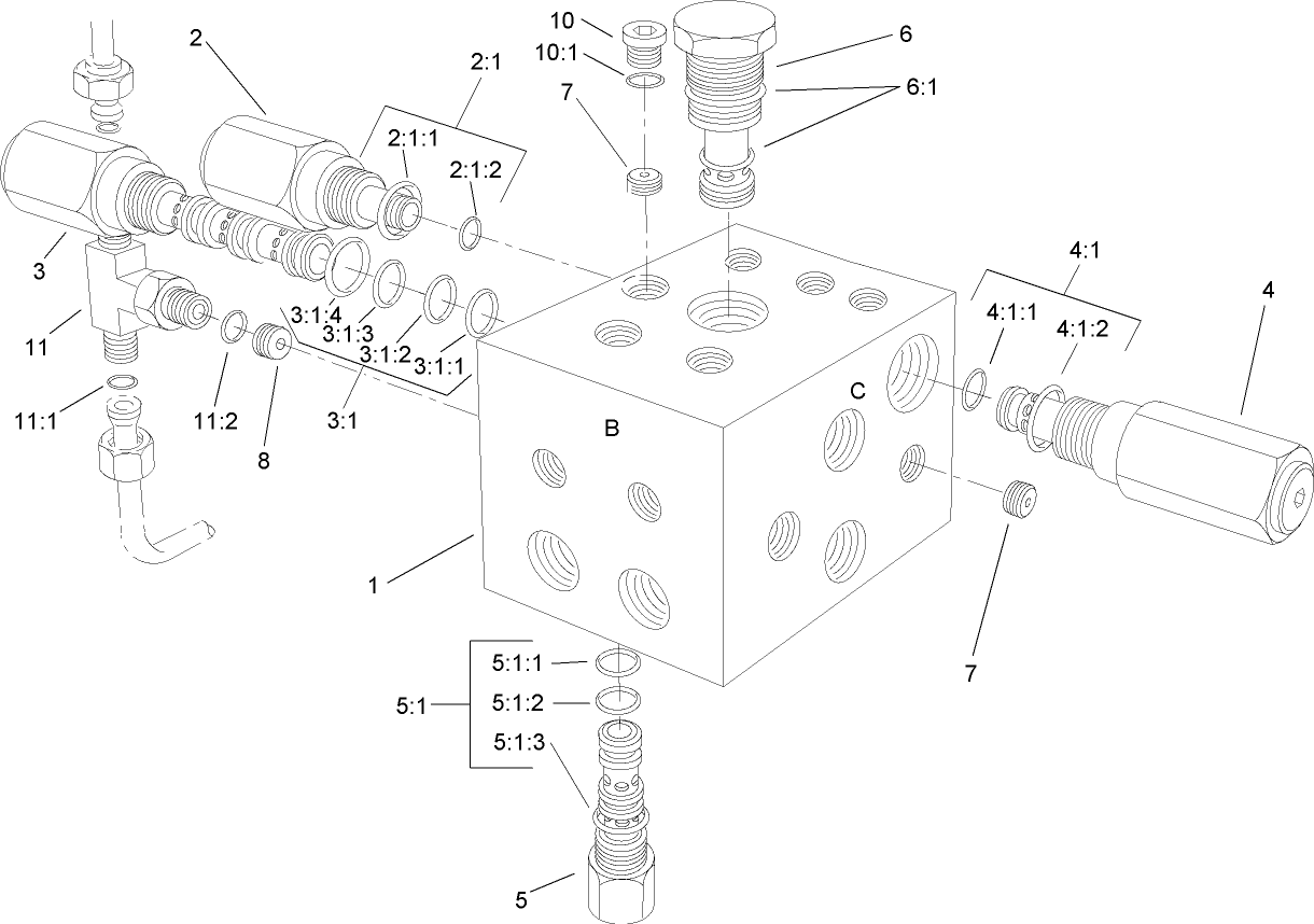 Counterbalance Manifold Assembly No. 95-5907