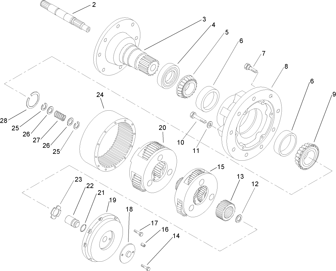 Planetary Gear Drive Assembly No. 107-4338-03