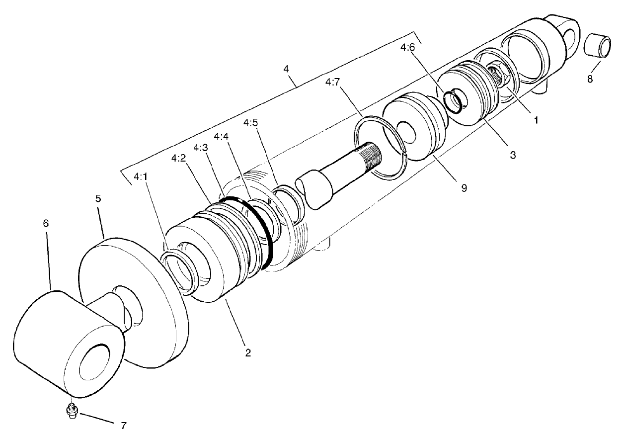 Hydraulic Cylinder Assembly No. 74-2170