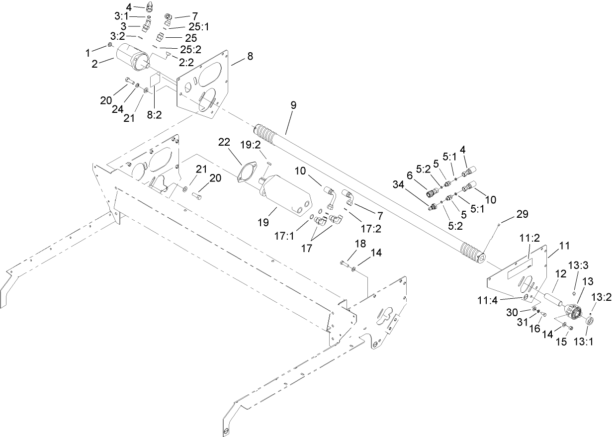 Brush and Motor Assembly