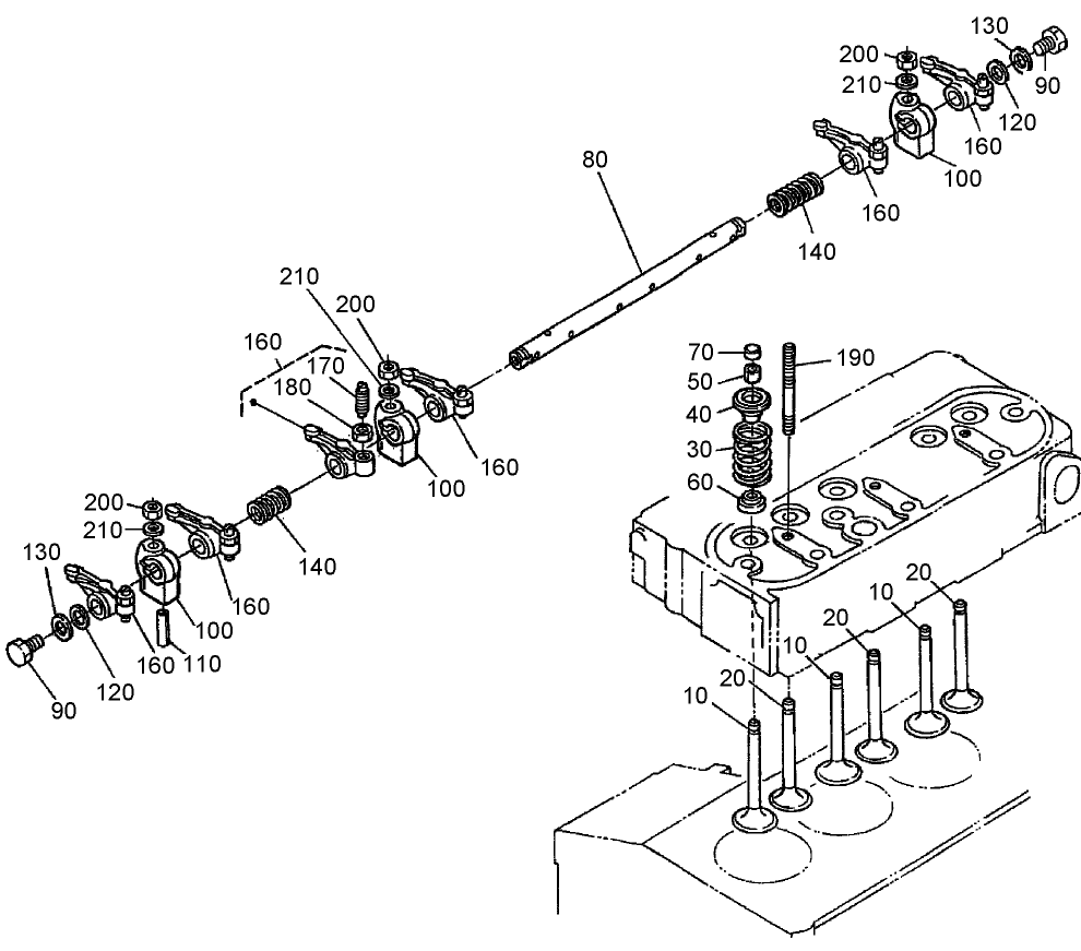 Valve and Rocker Arm Assembly