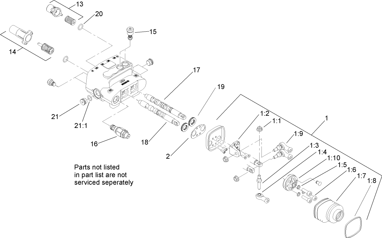 Two Spool Valve Assembly No. 106-9307