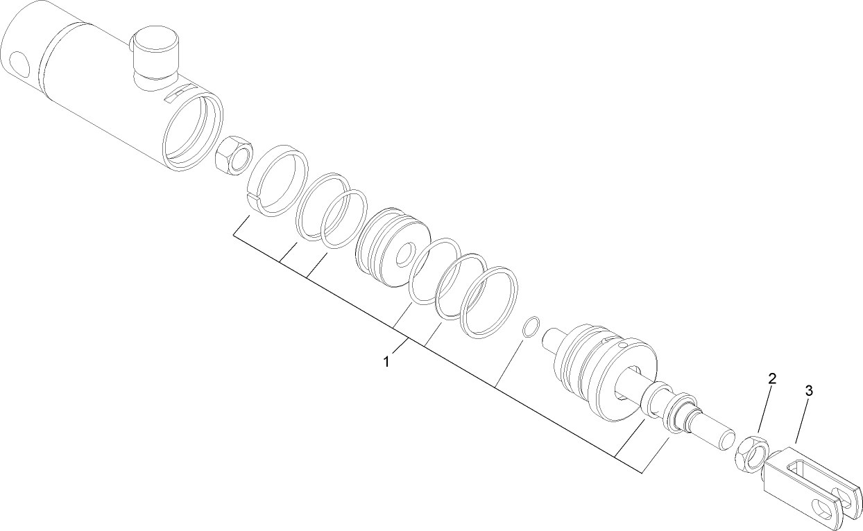Hydraulic Cylinder Assembly No. 106-9066