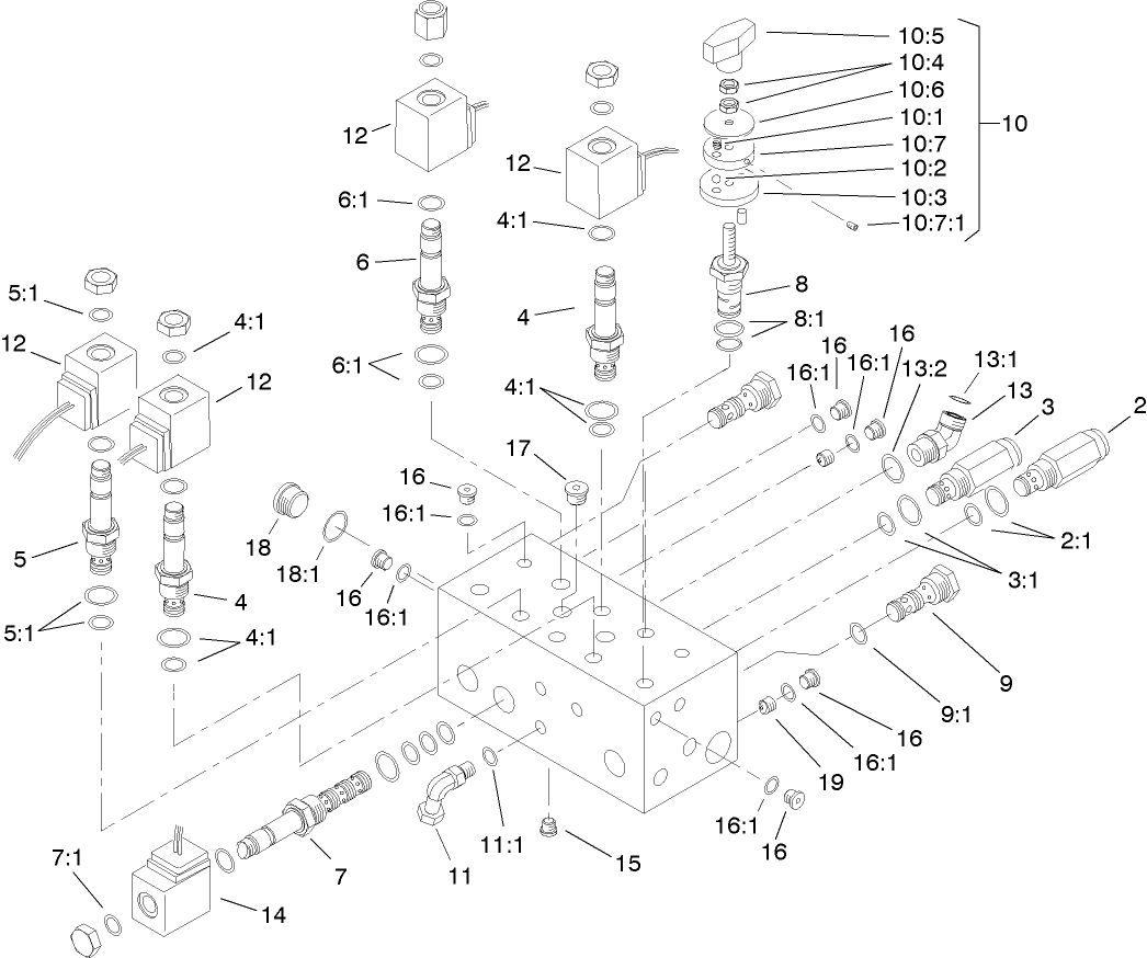 Hydraulic Manifold Assembly No. 98-4579