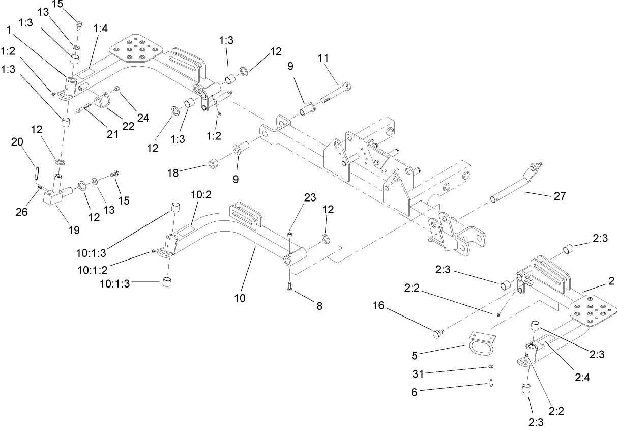 Front Lift Arm Assembly
