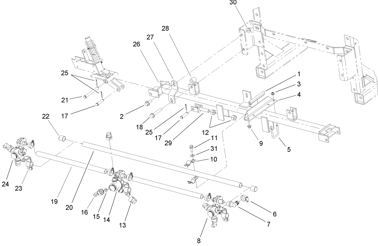 Center Boom Assembly
