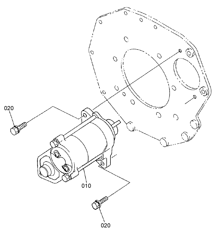 Starter Mount Assembly