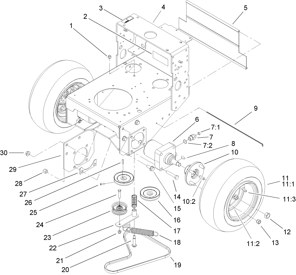 Wheel and Drive Assembly