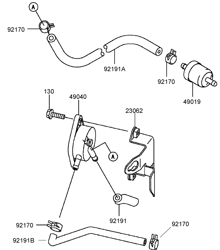Fuel Valve Assembly Kawasaki FH430V-AS28