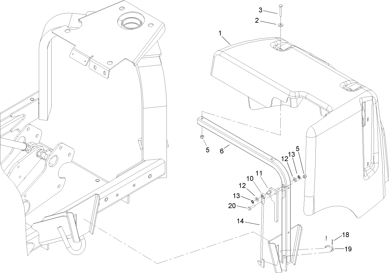 Jackshaft Hood Assembly