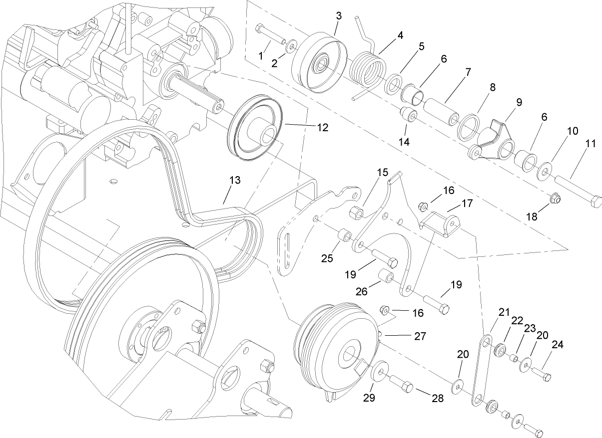 Primary Belt Drive Assembly