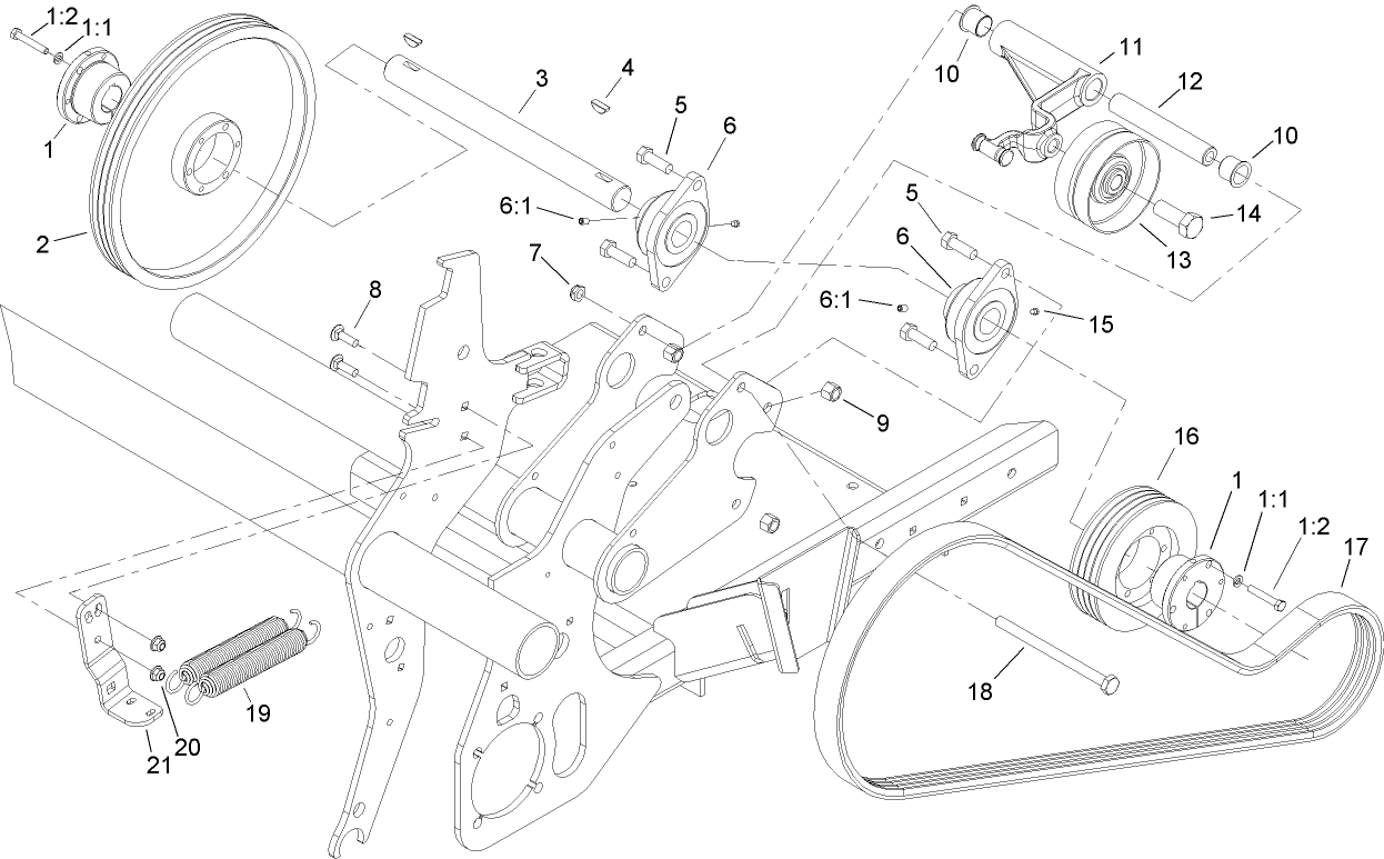 Secondary Belt Drive Assembly