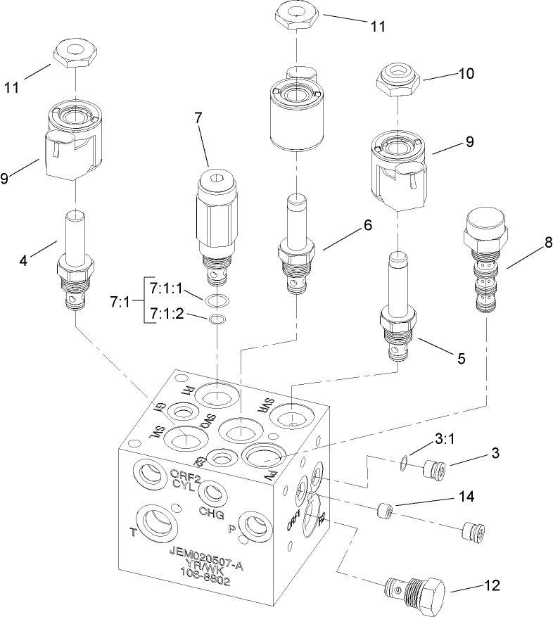 Control Manifold Assembly No. 106-8802