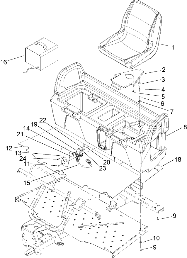 Seat Base Assembly