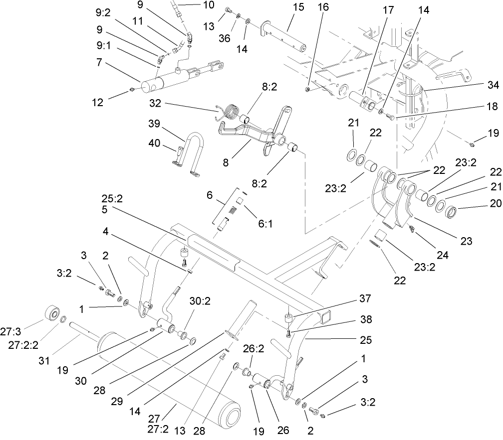 Rear Pull Frame Assembly