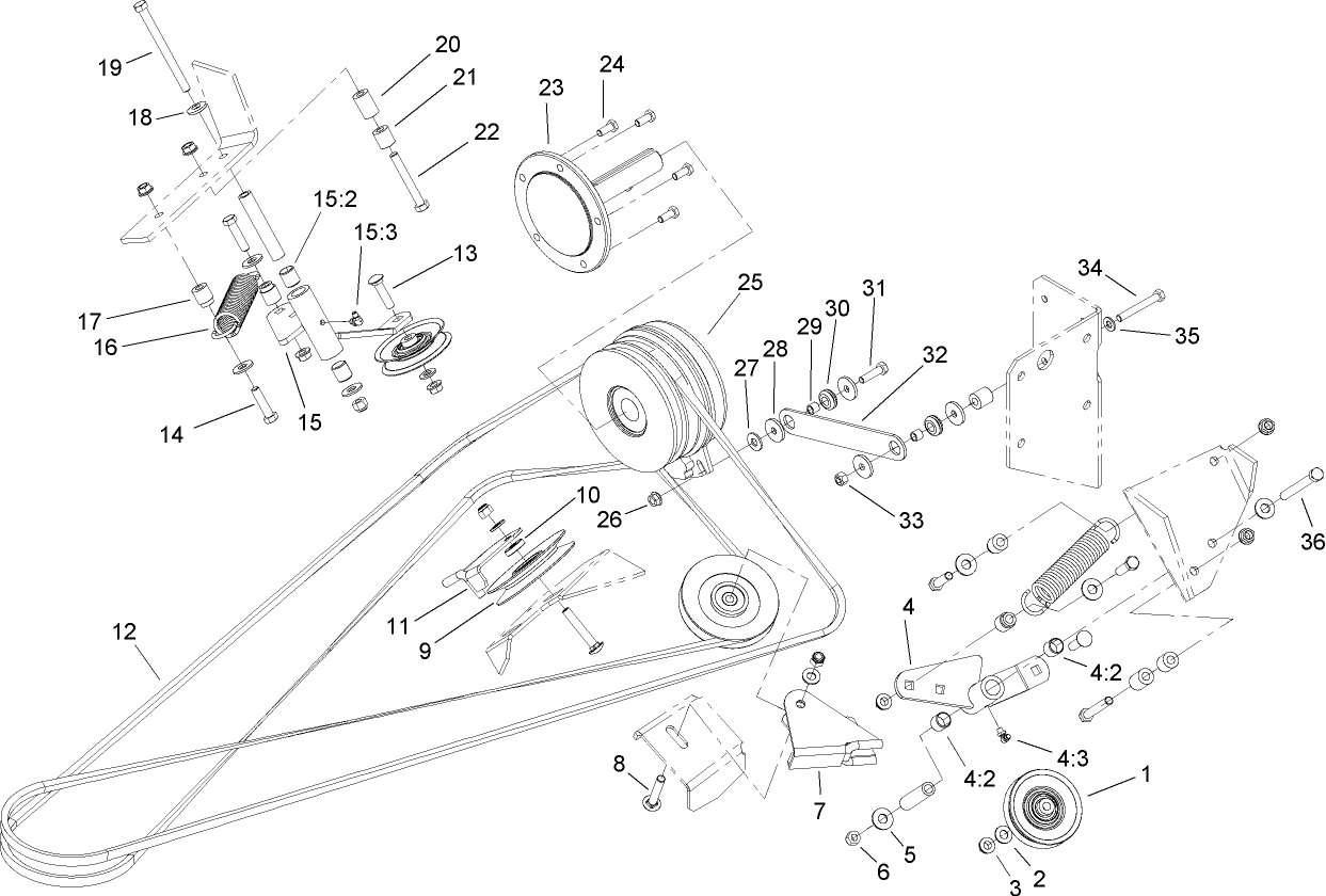 Deck Belt Drive Assembly