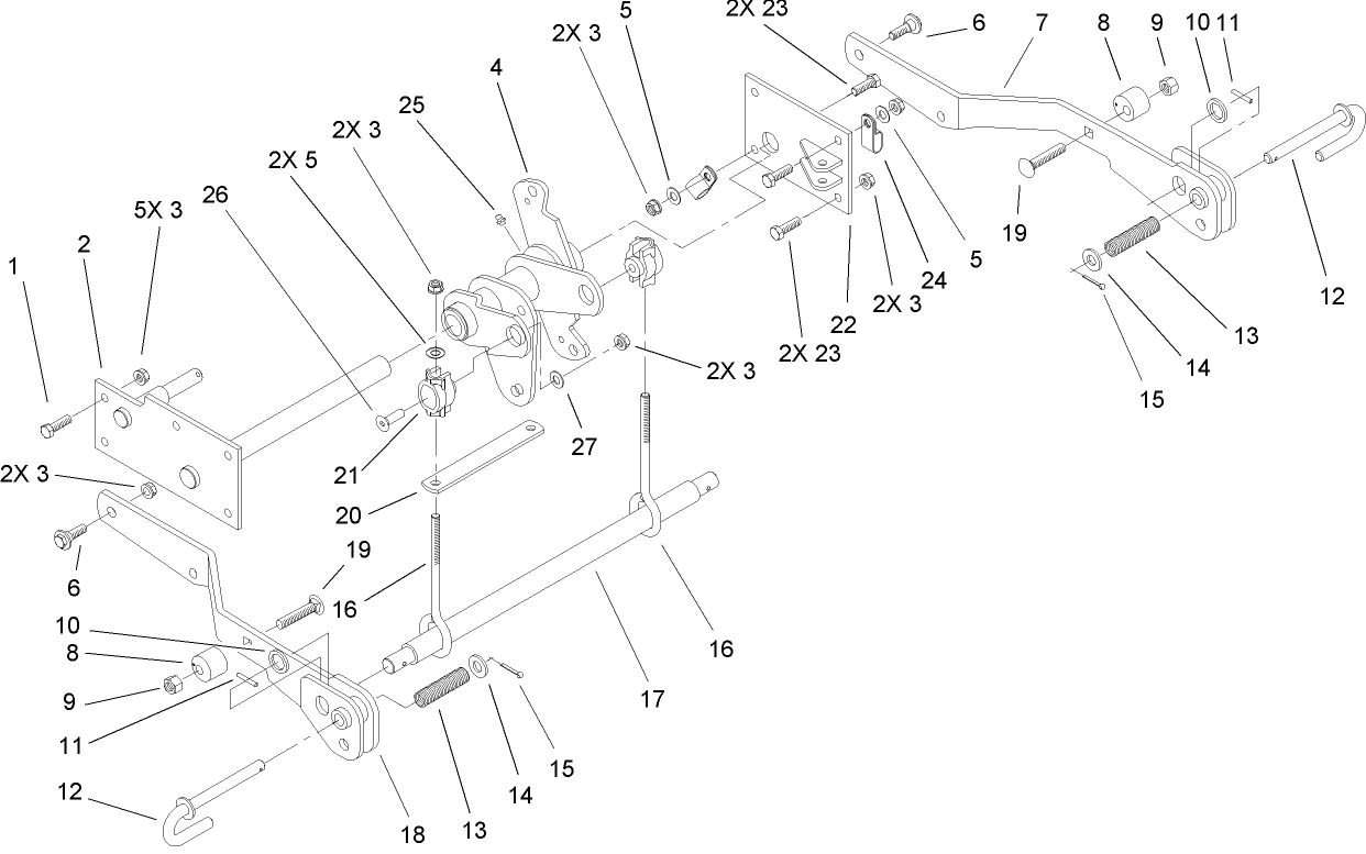 Hydro Lift Lower Assembly