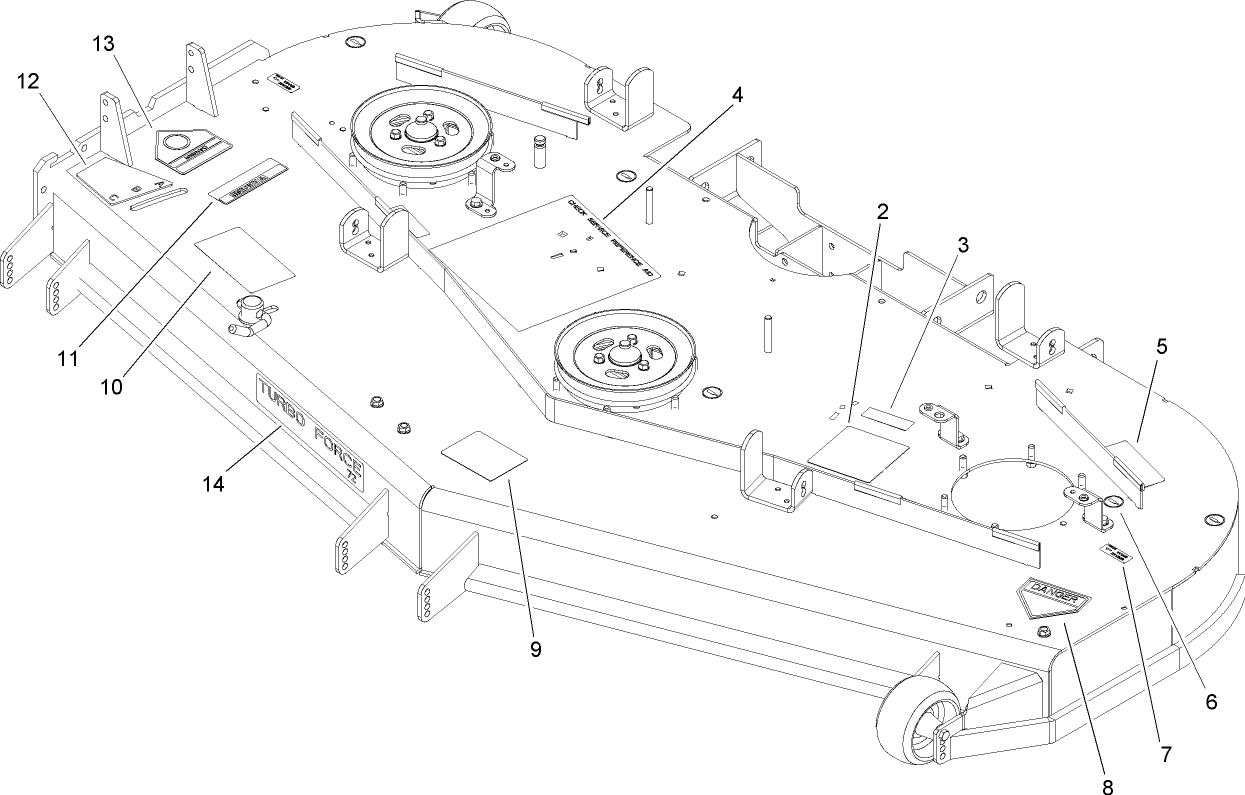Deck Decal Assembly No. 107-7677