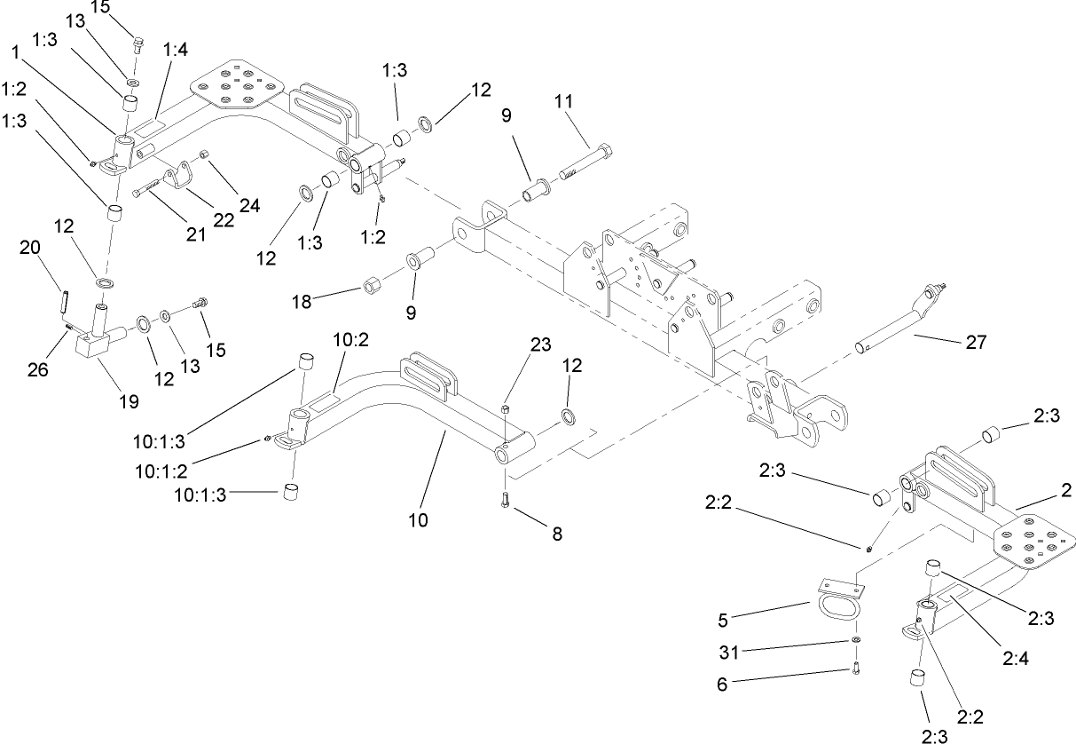 Front Lift Arm Assembly