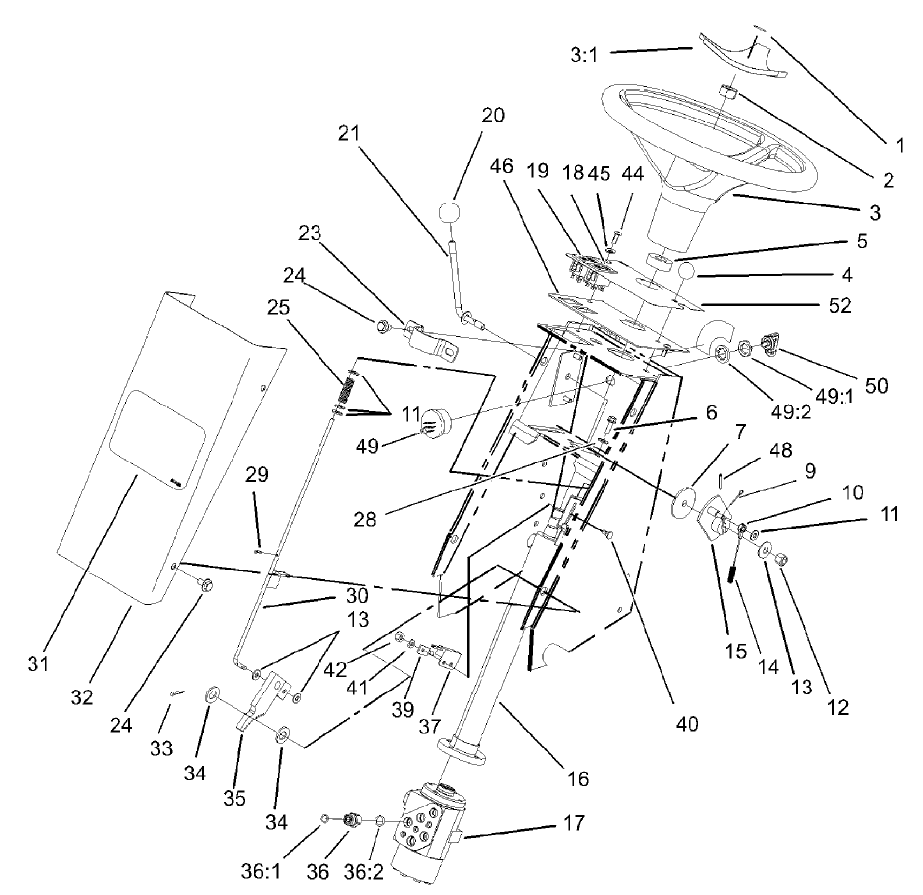 Steering Tower Assembly