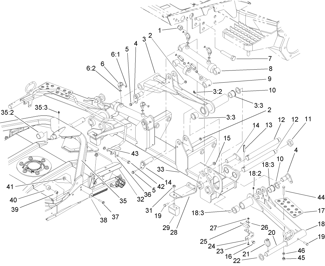Front Lift Arm Assembly