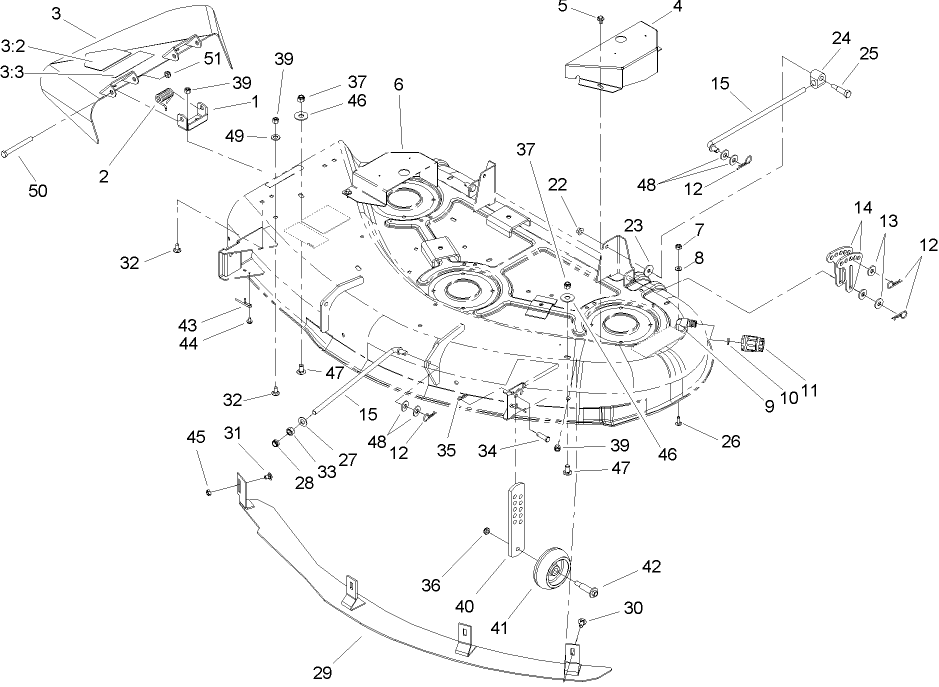 Deflector and Baffle Assembly