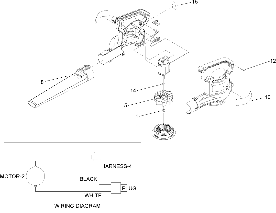 Blower Impeller and Tube Assembly