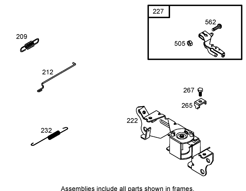 Governor Assembly  Briggs and Stratton 303440-1326-E1