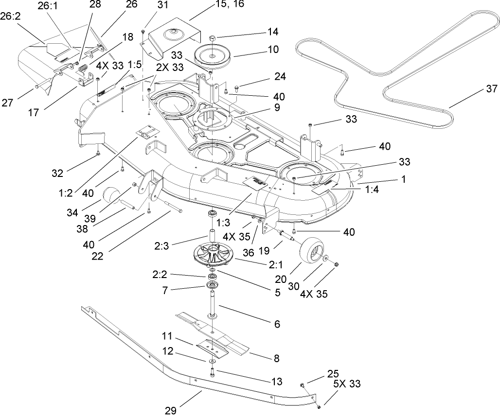 Parts – 19-52ZX TimeCutter ZX Riding Mower | Toro