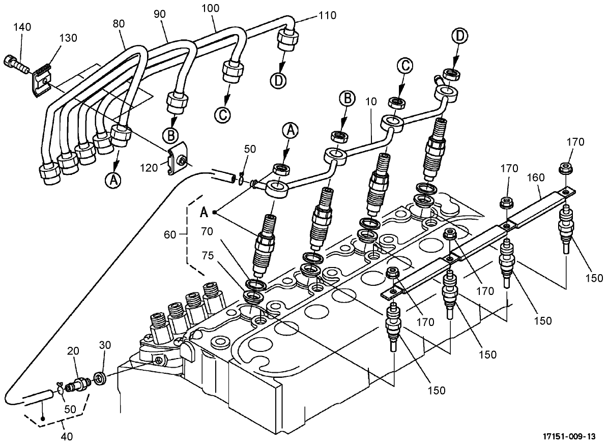Nozzle Holder and Glow Plug Assembly