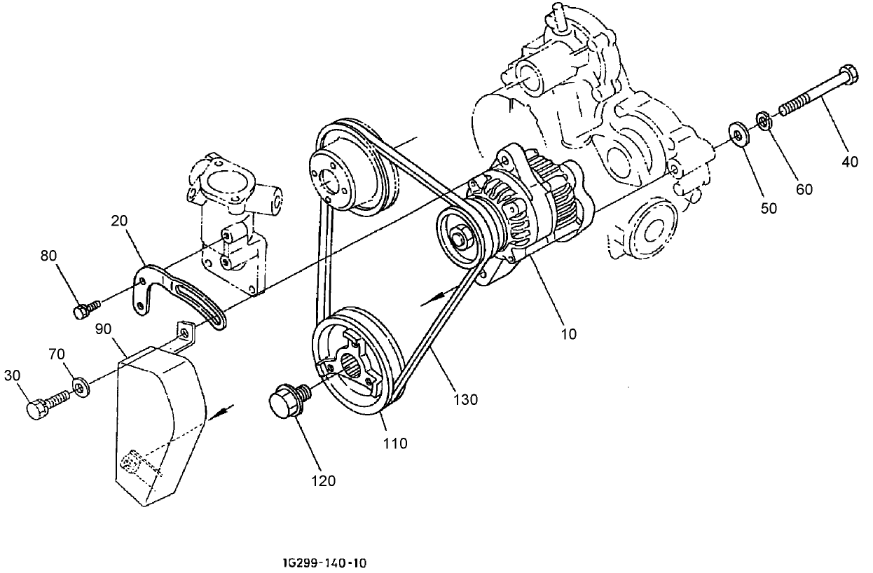 Alternator and Pulley Assembly