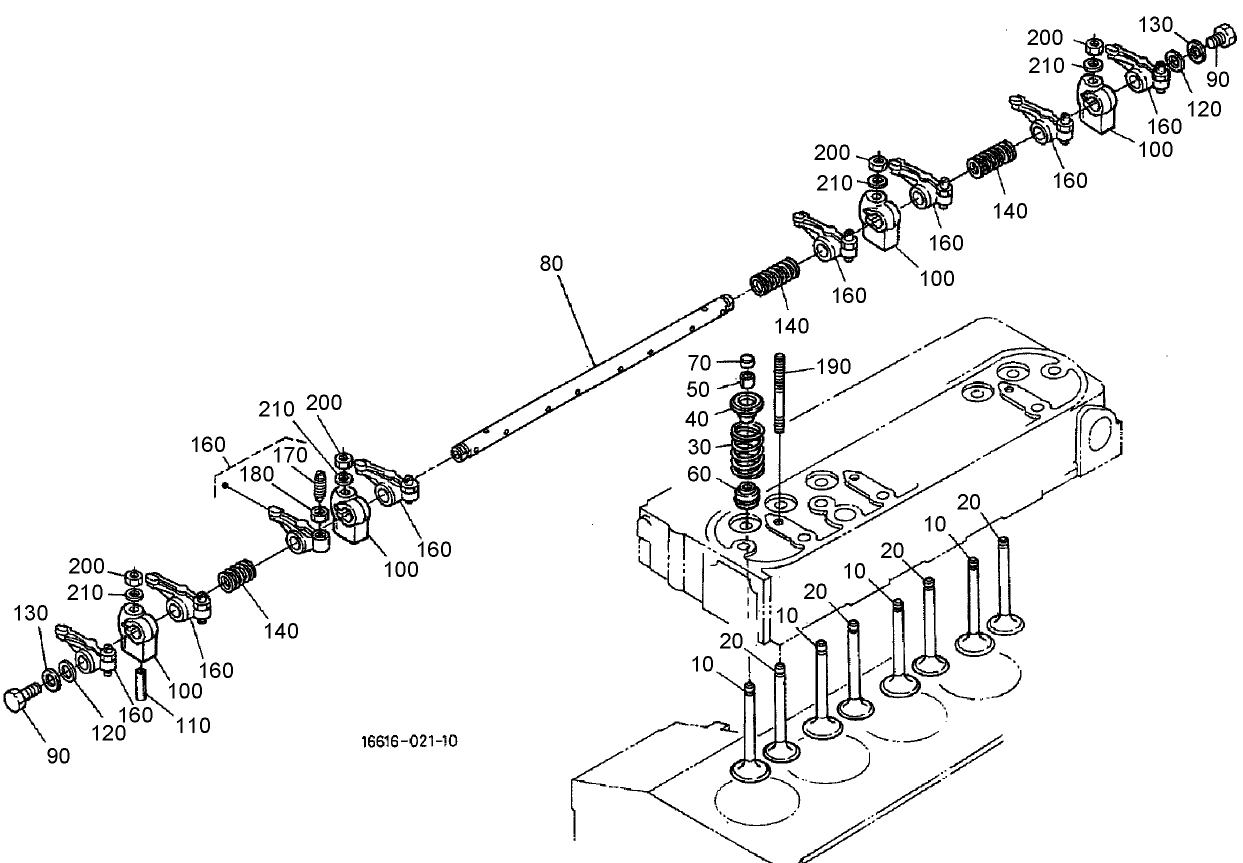 Valve and Rocker Arm Assembly