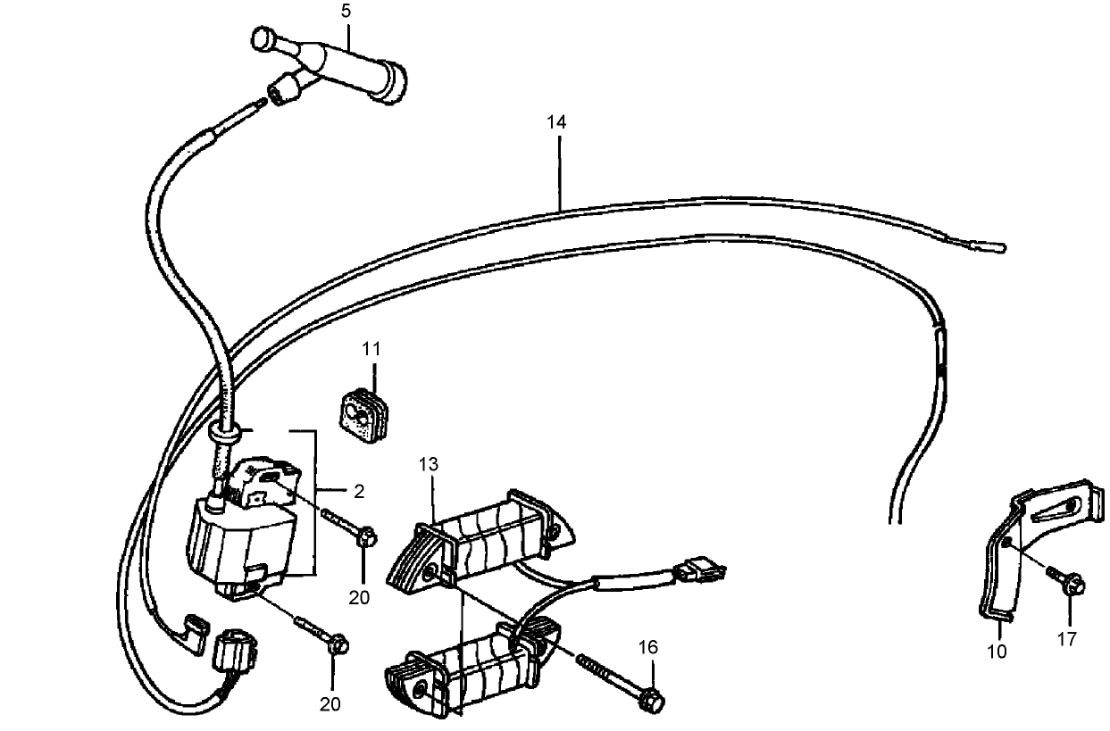 Ignition Coil Assembly  Honda GX390K1QNE2