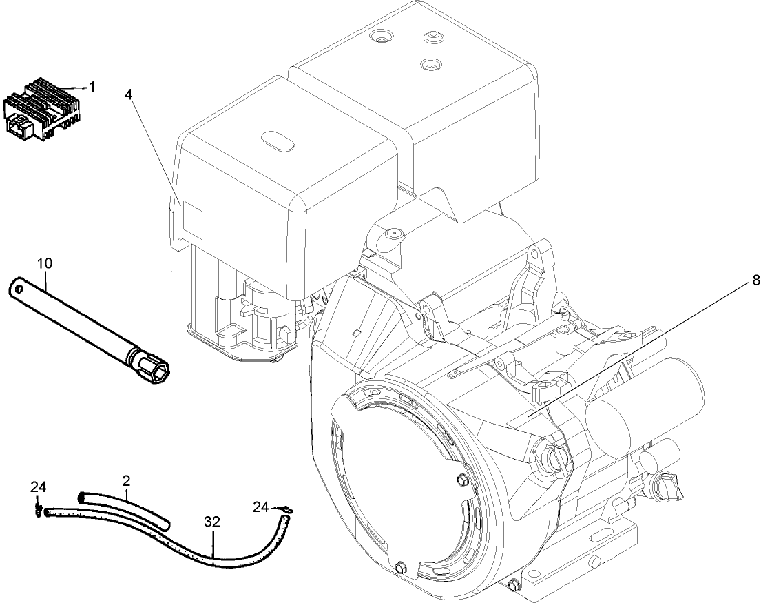 Miscellaneous Part Assembly  Honda GX390K1QNE2