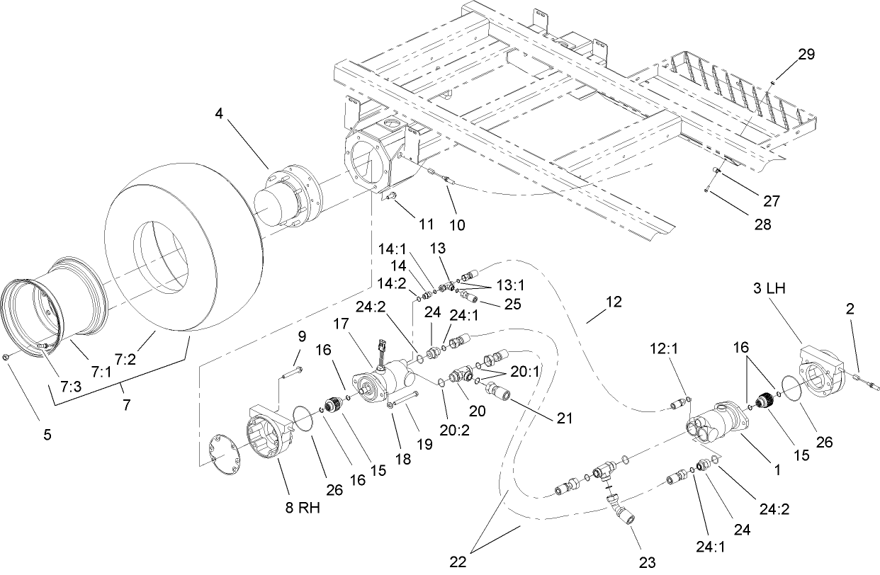 Rear Wheel Assembly