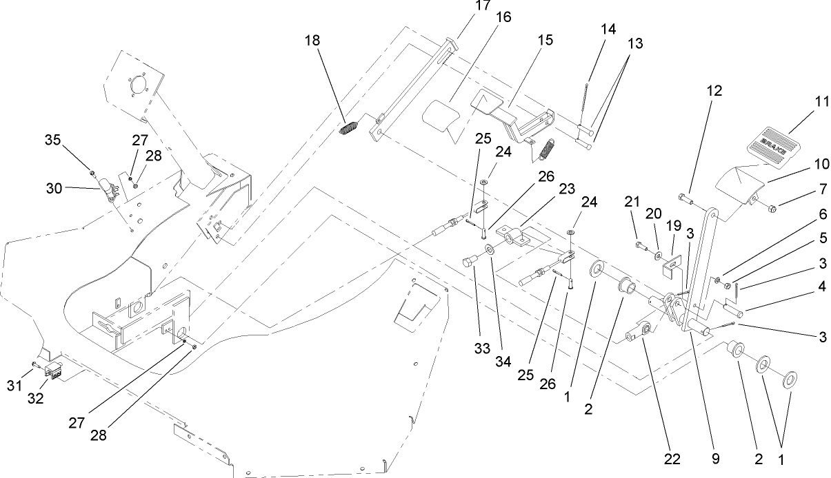 Brake Pedal Assembly