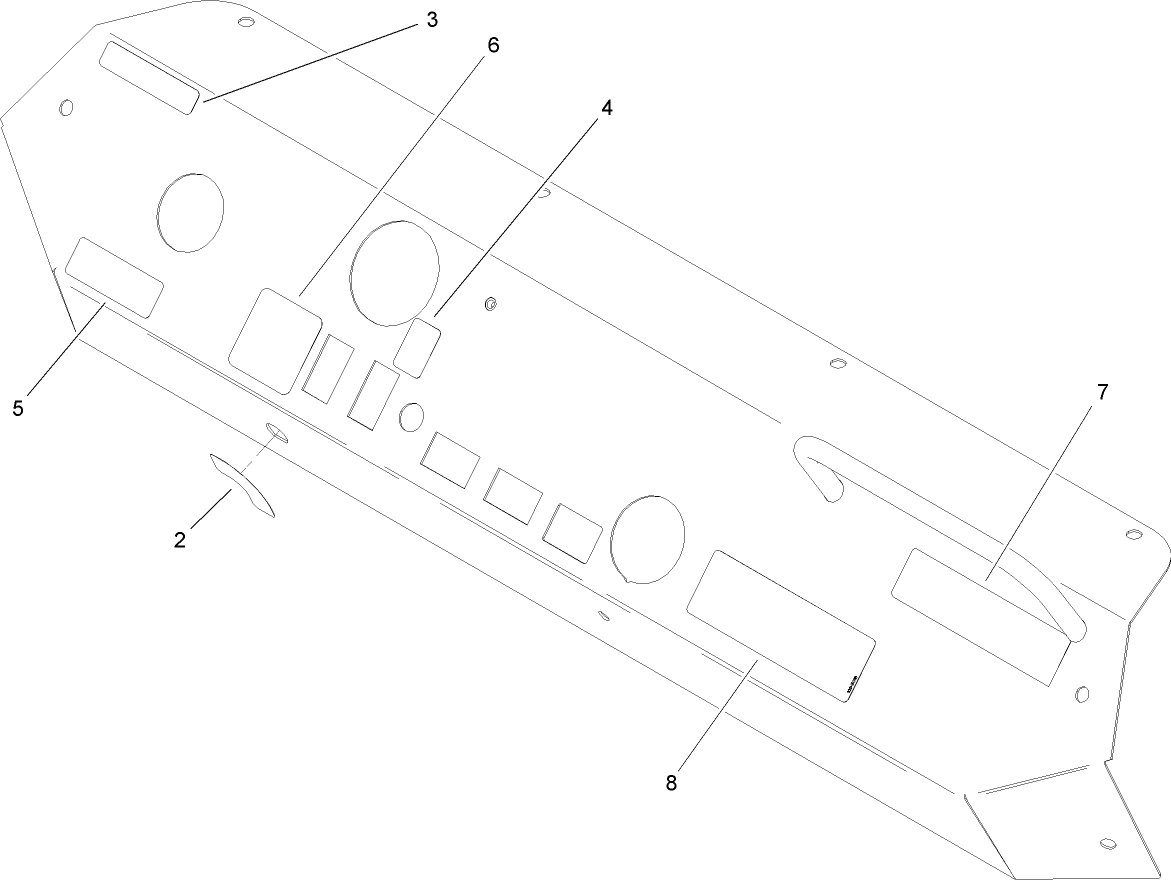 Dash Panel Assembly No. 106-5019